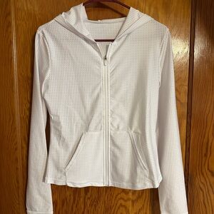 ZYIA White Zip up jacket